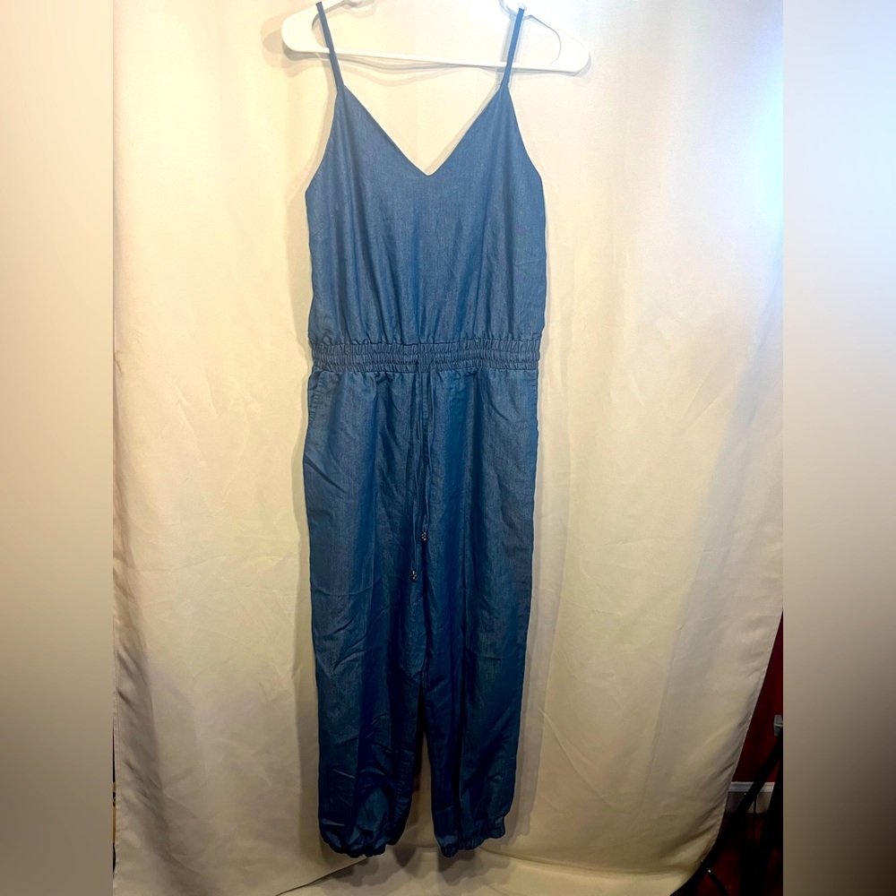 La Diosa Denim Color Jumpsuit Size L